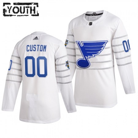 St. Louis Blues Personalizado Wit Adidas 2020 NHL All-Star Authentic Shirt - Kinderen